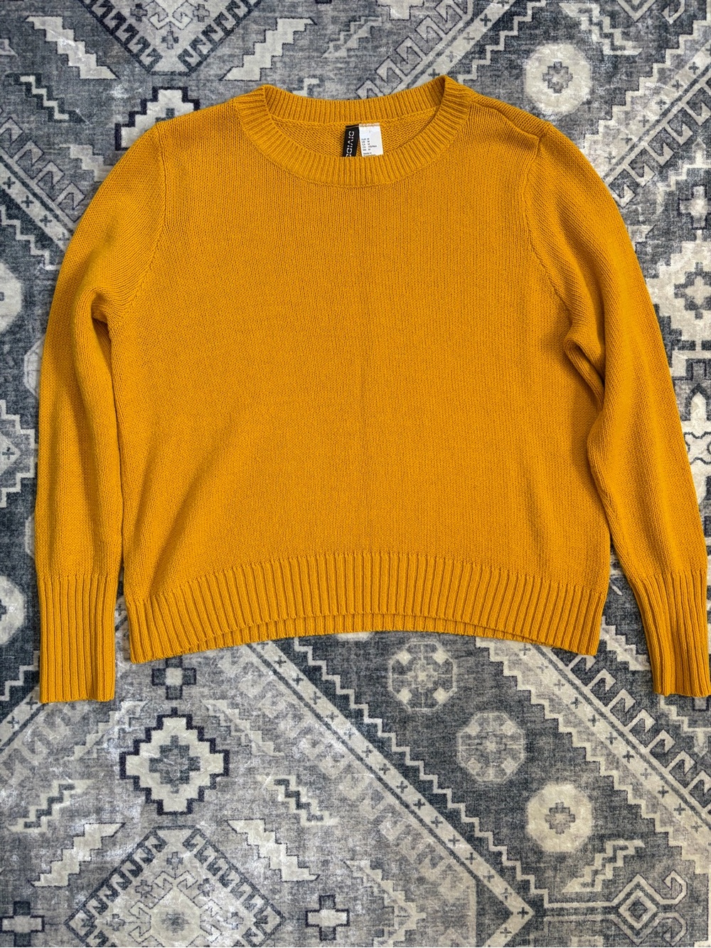 H&M Mustard Crewneck Sweater